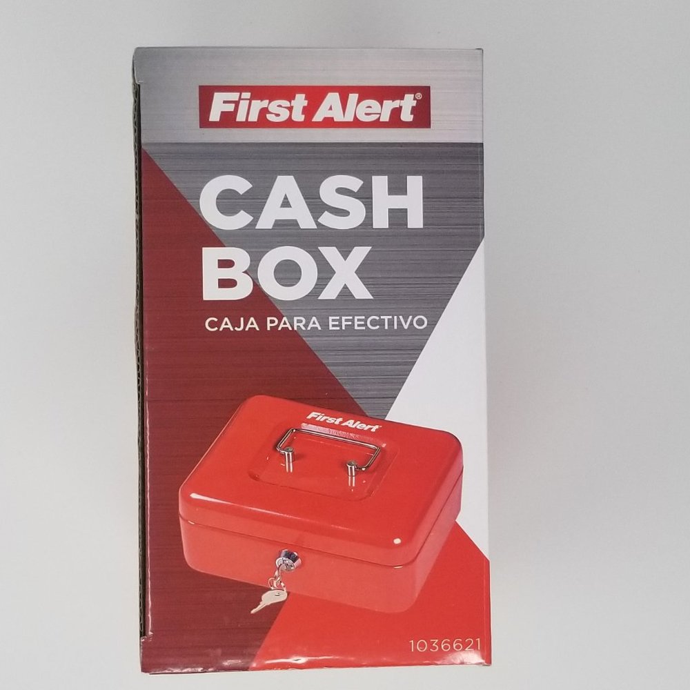 First Alert Cash Box Limited Edition Red Color - Picture 9 of 9